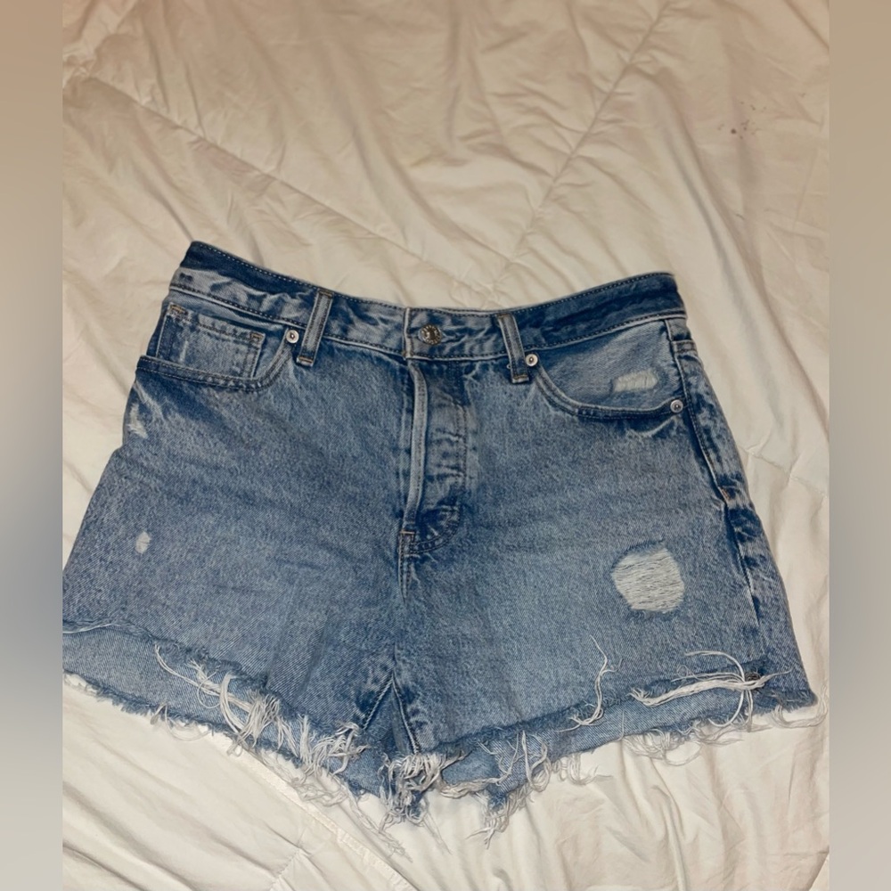 Boyfriend midi mid rise shorts from EXPRESS
